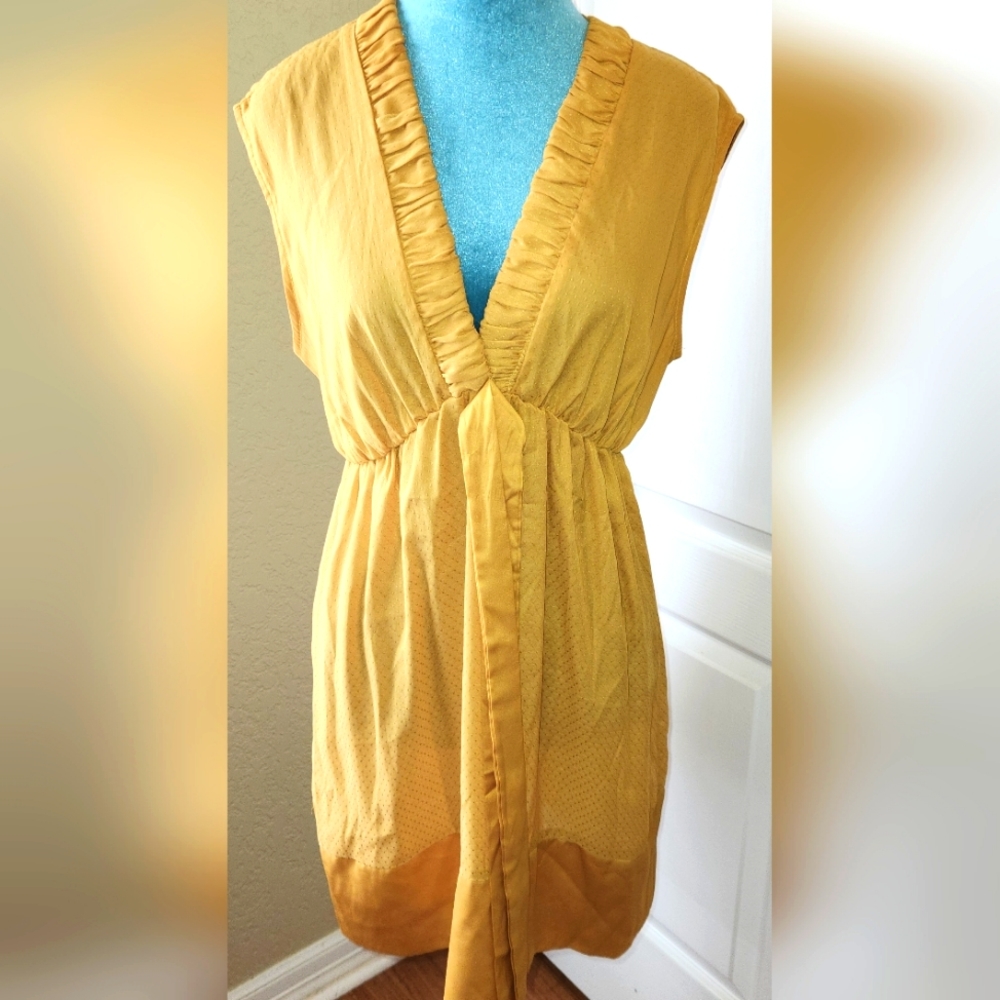 Mustard yellow tunic Large